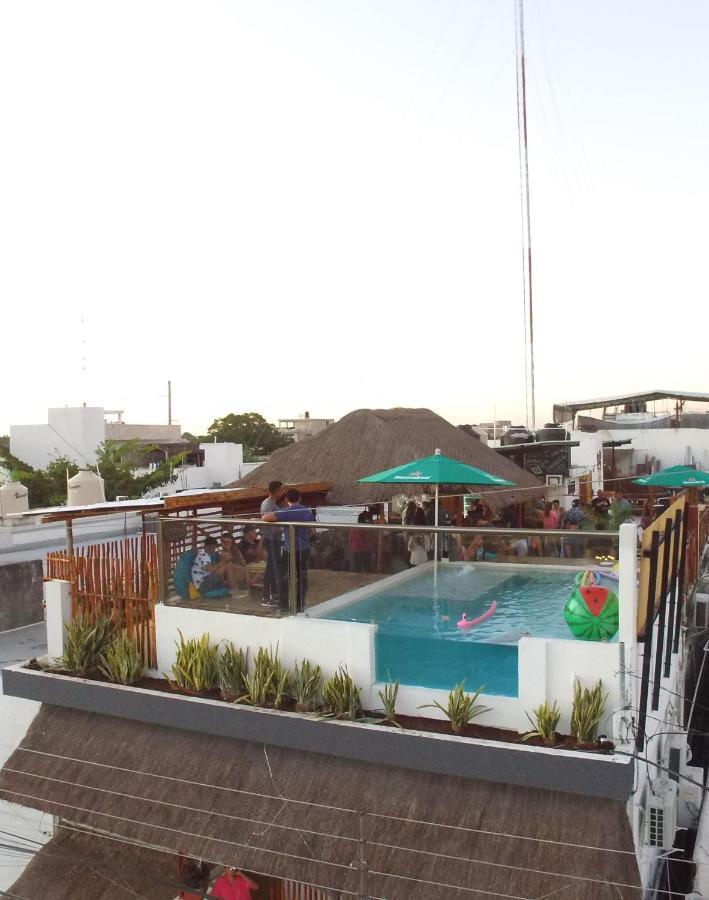 Straw Hat Hostel & Rooftop Bar تولوم المظهر الخارجي الصورة